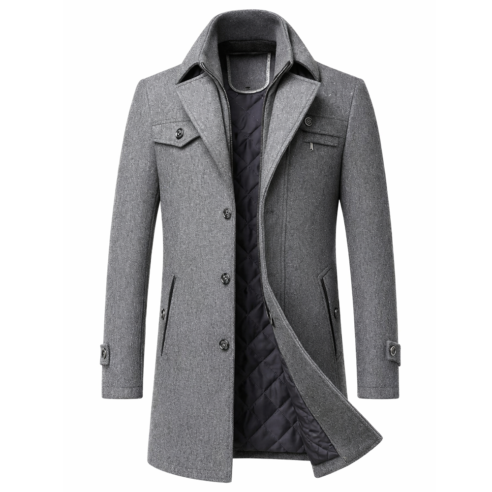 Atlas Tailored Wool Coat – Valerio Couture
