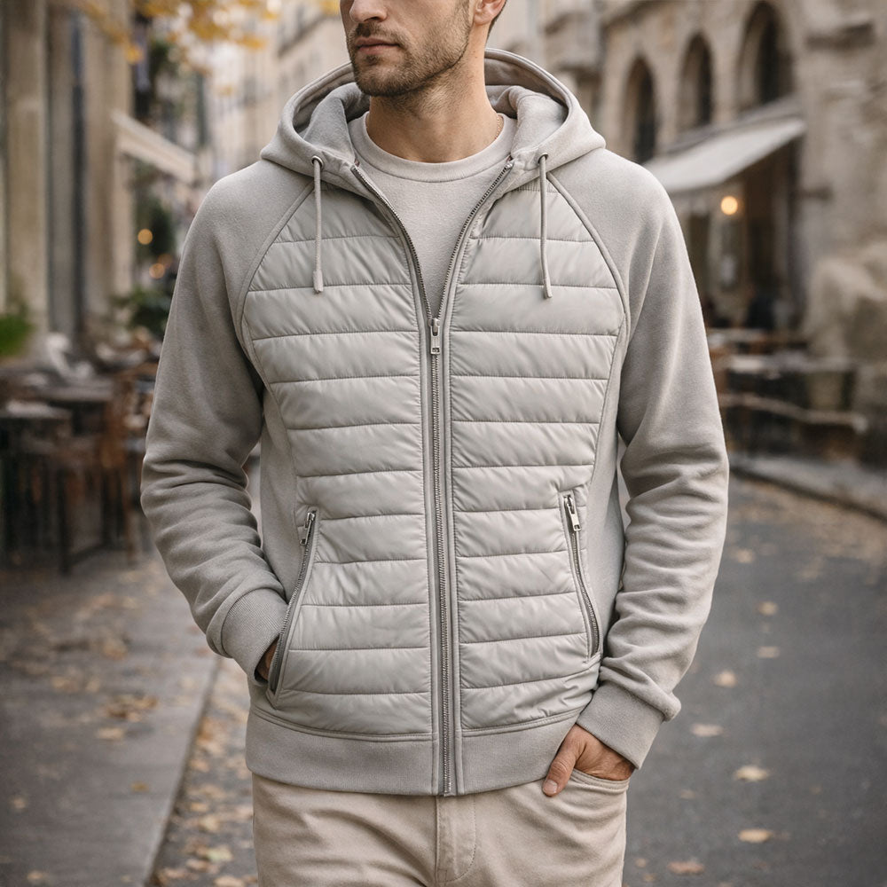 Valerio Quilted Essential Hoodie