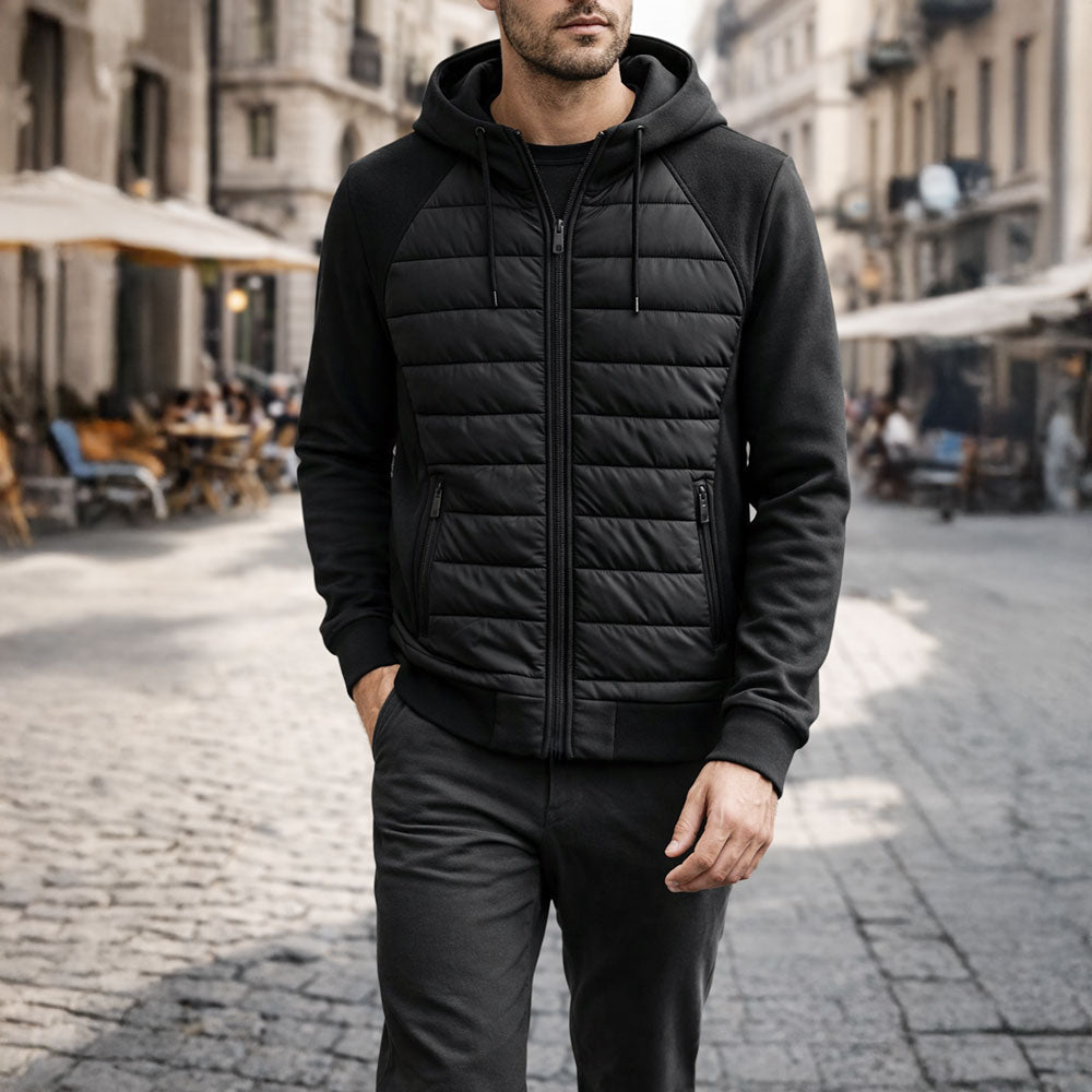 Valerio Quilted Essential Hoodie